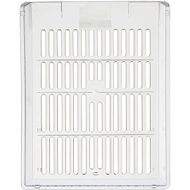 Лоток горизонтальный для бумаг Attache пластиковый прозрачный решетчатый