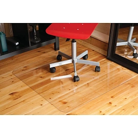 Коврик напольный для паркета/ламината Easy Chair прозрачный (квадратный, поликарбонат, 900x900 мм)