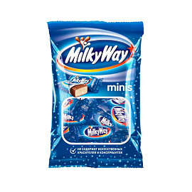 Шоколадные батончики Milky Way мини 176 г фото Шоколадные батончики Milky Way мини 176 г