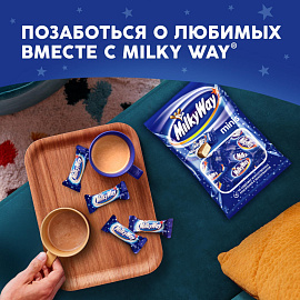 Шоколадные батончики Milky Way мини 176 г фото Шоколадные батончики Milky Way мини 176 г