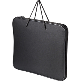 Папка-портфель нейлоновая Attache А4 черная (34x26.5x2 см, 1 отделение)