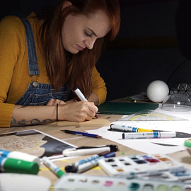 Маркер акриловый Schneider Paint-It 330 черный (толщина линии 15 мм) прямоугольный наконечник