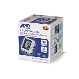 Тонометр AND UB-202 на запястье (с поверкой РФ)