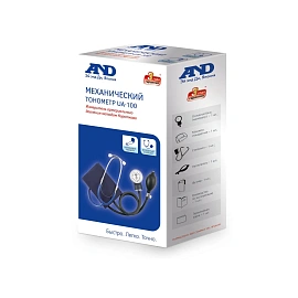 Тонометр A&D UA-100 механический (встроенный стетоскоп, с поверкой РФ)