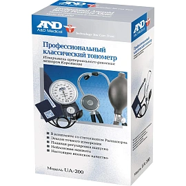 Тонометр A&D UA-200 механический со стетоскопом (с поверкой РФ)