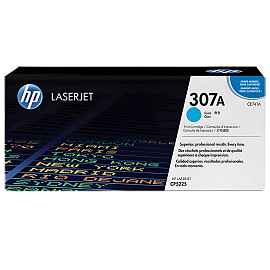 Картридж лазерный HP 307A CE741A голубой оригинальный