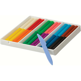 Пластилин восковой Луч Фантазия 12 цветов 210 грамм