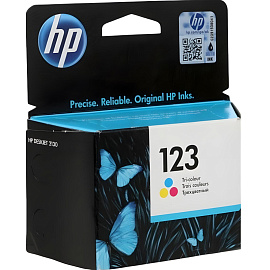 Картридж струйный HP 123 F6V16AE цветной оригинальный
