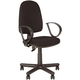 Кресло офисное Jupiter GTP черное (ткань, металл)