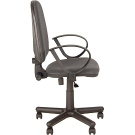 Кресло офисное Jupiter серое (ткань, пластик)