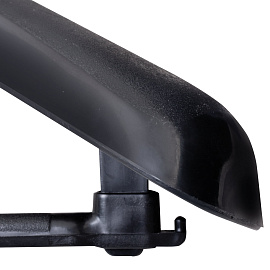 Вешалка-плечики анатомическая Attache с перекладиной черная (размер 52-54)