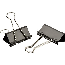 Зажимы для бумаг Attache 51 мм черные (12 штук в пакете) фото Зажимы для бумаг Attache 51 мм черные (12 штук в пакете)