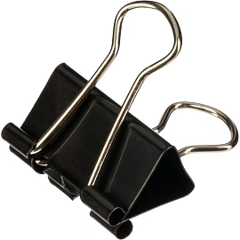 Зажимы для бумаг Attache 19/25/32 мм черные (12 штук в упаковке)