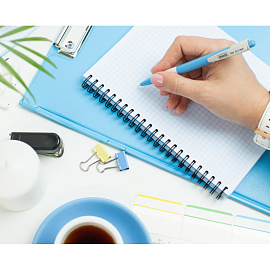 Зажимы для бумаг Attache 19/25/32 мм цветные (12 штук в упаковке)