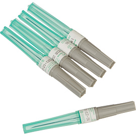 Игла двусторонняя Vacuette Visio plus 21G 0.8x38 мм зеленая с визуальной камерой (100 штук в упаковке)