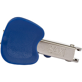 Антистеплер Sax с фиксатором синий