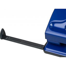 Дырокол Sax 406 до 30 листов синий с линейкой