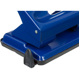 Дырокол Sax 406 до 30 листов синий с линейкой