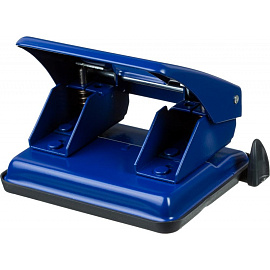 Дырокол Sax 406 до 30 листов синий с линейкой