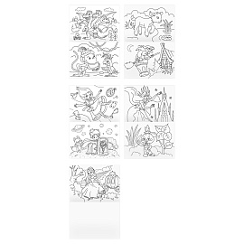 Суперраскраска на склейке А4, 40 стр., ТРИ СОВЫ "Герои сказок