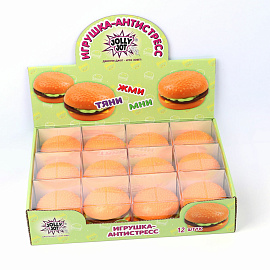 Игрушка-антистресс "БУРГЕР", 7 см, дисплей, JOLLY JOT (ДЖОЛЛИ ДЖОТ), 665799 фото Игрушка-антистресс "БУРГЕР", 7 см, дисплей, JOLLY JOT (ДЖОЛЛИ ДЖОТ), 665799