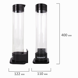 Стаканодержатель SONNEN BL-70, 70 стаканов, на винтах, черный, 455001 фото Стаканодержатель SONNEN BL-70, 70 стаканов, на винтах, черный, 455001
