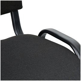 Стул Helmi HL-F01 "Изо", каркас черный, обивка ткань черная