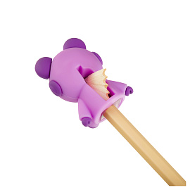 Точилка пластиковая MESHU "Cute Bear", 1 отверстие, ассорти фото Точилка пластиковая MESHU "Cute Bear", 1 отверстие, ассорти