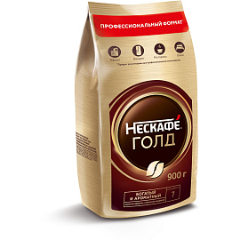 Кофе растворимый сублимированный Нескафе Голд 900 г (пакет) фото Кофе растворимый сублимированный Нескафе Голд 900 г (пакет)
