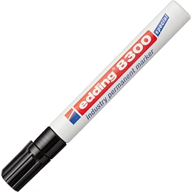 Маркер промышленный Edding E-8300 для жирных и пыльных поверхностей черный (1.5-3 мм)