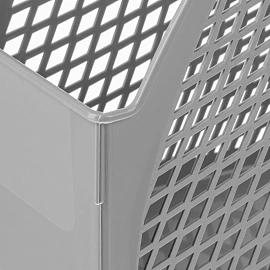 Лоток вертикальный для бумаг 110 мм Attache пластиковый 6 предметов серый (2 лотка горизонтальных, 2 лотка вертикальных, подставки для ручек и стикеро