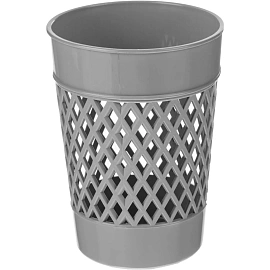 Лоток вертикальный для бумаг 110 мм Attache пластиковый 6 предметов серый (2 лотка горизонтальных, 2 лотка вертикальных, подставки для ручек и стикеро