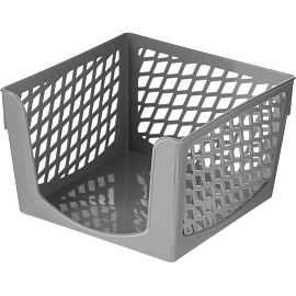 Лоток вертикальный для бумаг 110 мм Attache пластиковый 6 предметов серый (2 лотка горизонтальных, 2 лотка вертикальных, подставки для ручек и стикеро