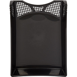 Лоток горизонтальный для бумаг Attache пластиковый черный (3 штуки в упаковке)