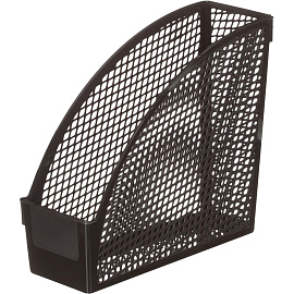 Лоток вертикальный для бумаг 75 мм (105 мм) Attache пластиковый черный (3 штуки в упаковке)