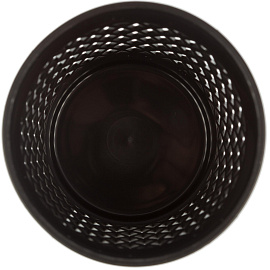 Подставка-стакан для канцелярских принадлежностей Attache черная 10x7.4x7.4 см (3 штуки в упаковке)