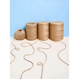 Шпагат джутовый полированный 1200 текс (500 м, 0.56 кг)