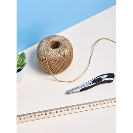 Шпагат джутовый полированный 1680 текс (200 м, 0.34 кг)