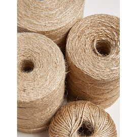 Шпагат джутовый полированный 1680 текс (600 м, 1 кг)