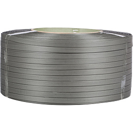 Стреппинг лента полипропиленовая серая 15x1 мм длина 1200 м