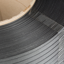 Стреппинг лента полипропиленовая серая 12x0.7 мм длина 2000 м