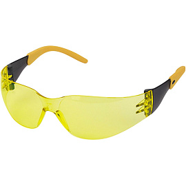 Очки защитные открытые универсальные Ампаро Фокус жёлтые (210322)