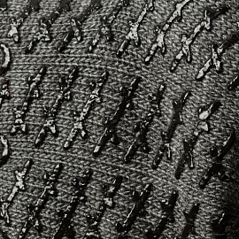 Перчатки рабочие утеплённые Ампаро Лайка полушерстяные с ПВХ покрытием серые (4 нити, 7 класс вязки, размер 9, L)