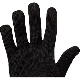 Перчатки рабочие Ампаро Пантера полушерстяные чёрные (1 нить, 10 класс вязки, размер 10, XL)