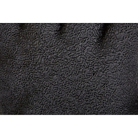 Перчатки рабочие защитные Ампаро София-Экстра полиэфирные с латексным покрытием серые/чёрные (волна, 4 нити, 10 класс, размер 10 (XL))