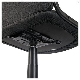 Кресло руководителя Helmi HL-E79 "Elegant" LTP, ткань серая, пиастра