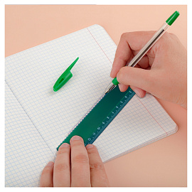 Линейка 15см СТАММ "Хамелеон", пластиковая, с волнистым краем, зеленый хамелеон, европодвес фото Линейка 15см СТАММ "Хамелеон", пластиковая, с волнистым краем, зеленый хамелеон, европодвес