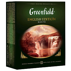 Чай черный Greenfield English Edition 100 пакетиков