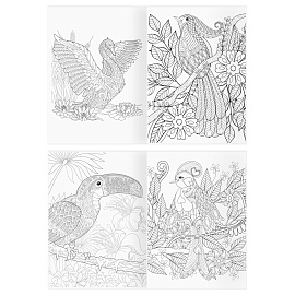 Раскраска А4, 16 стр., ТРИ СОВЫ "Антистресс. Райские птицы