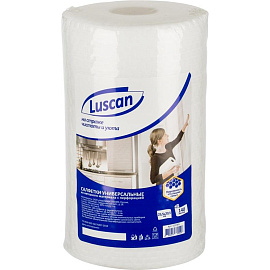 Салфетки хозяйственные в рулоне Luscan спанлейс/нетканное полотно 25.5x20.5 см 45 г/кв.м 140 листов